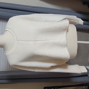 NWT BP faux shearling Ivory top sz 2X